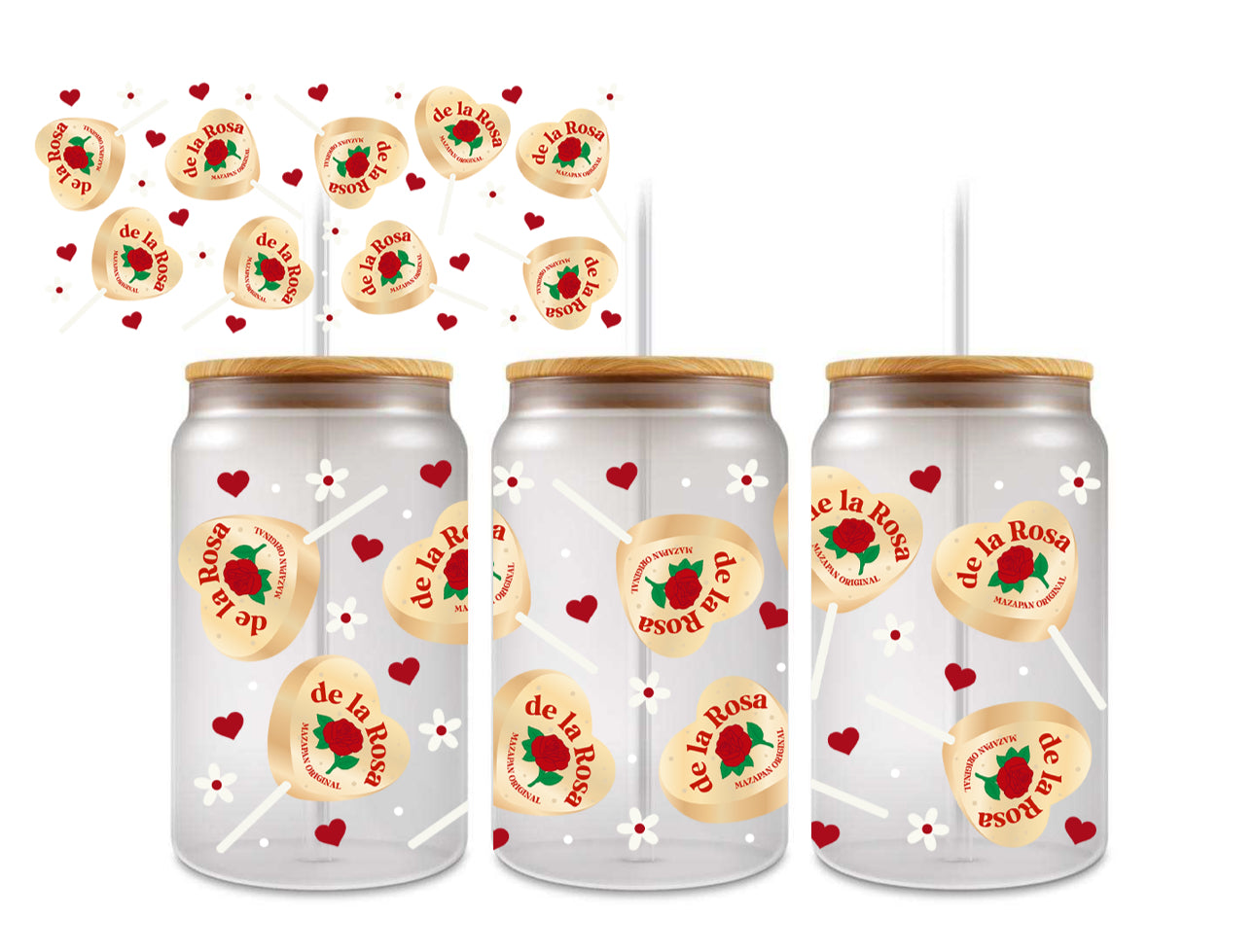 Mazapan Lolipops (double-sided)