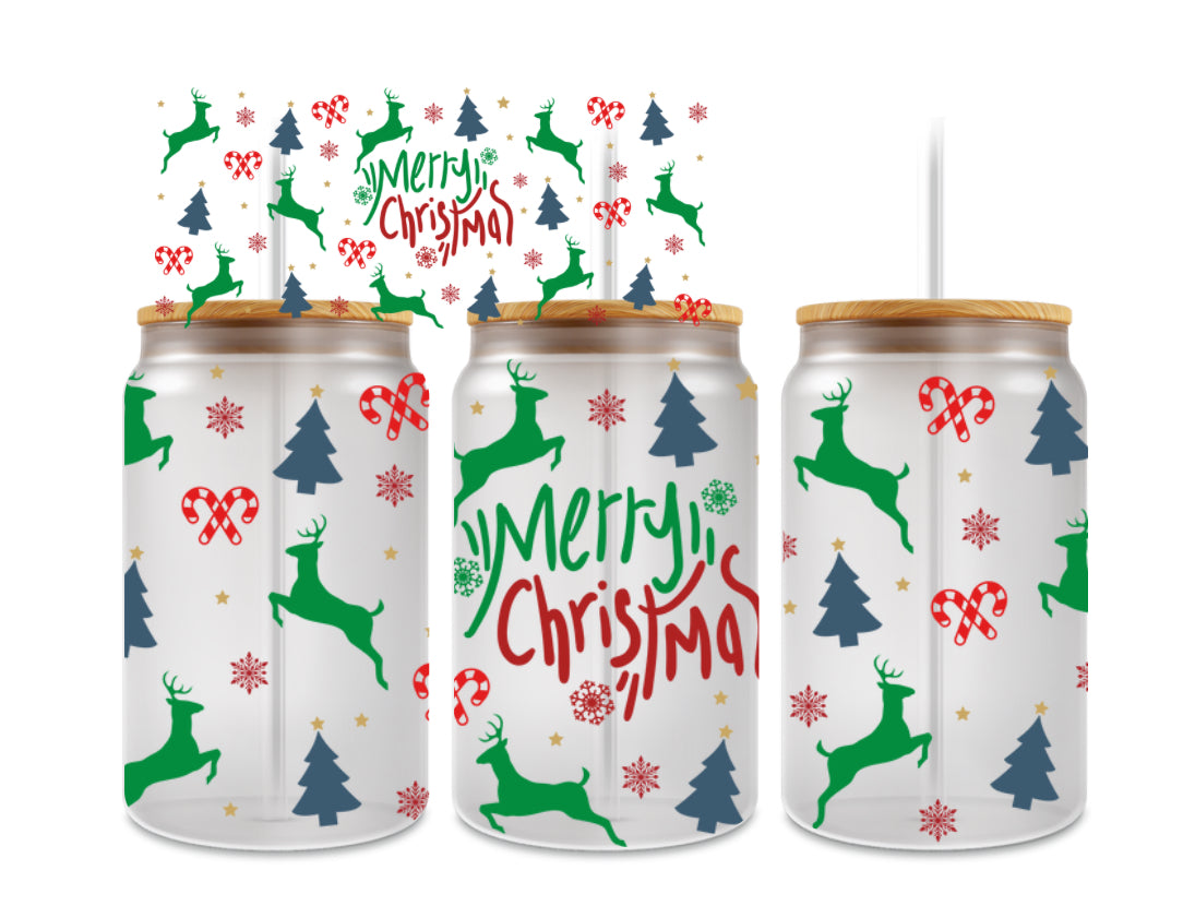 Merry Christmas (green print)