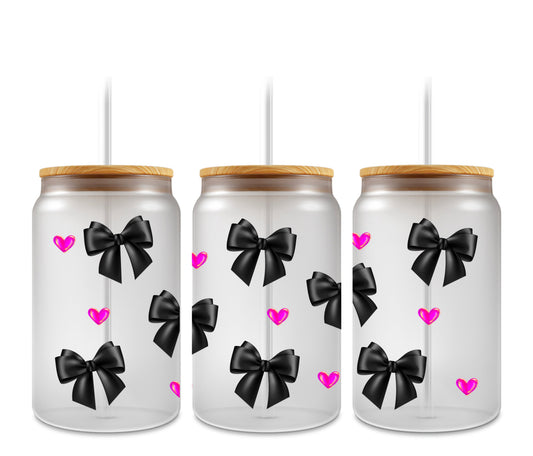 Black Bows & Pink Hearts