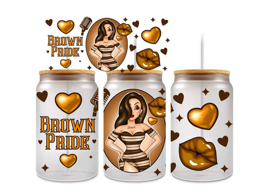 Brown Pride Girl (double-sided)