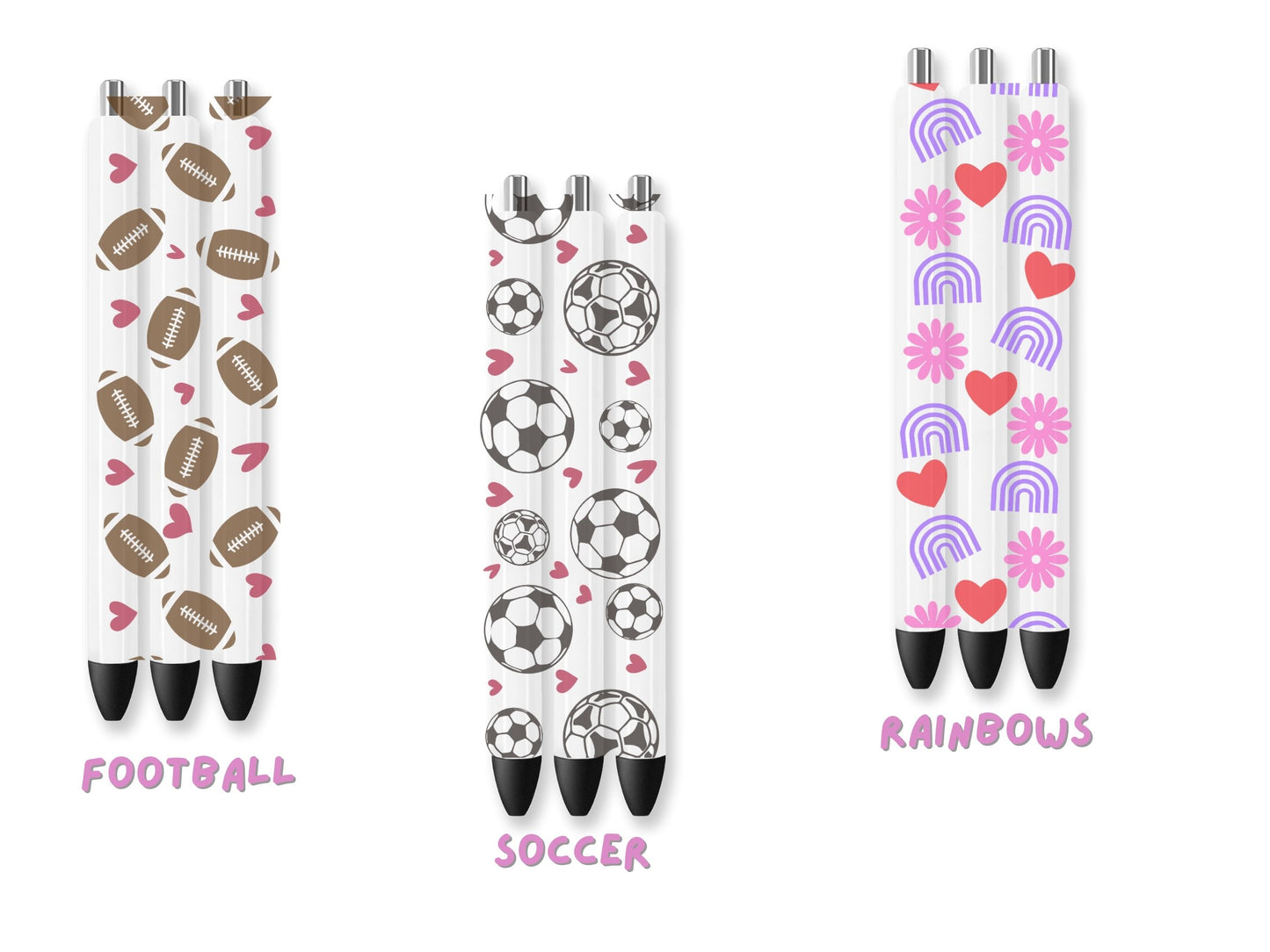 Football, Soccer, Rainbows